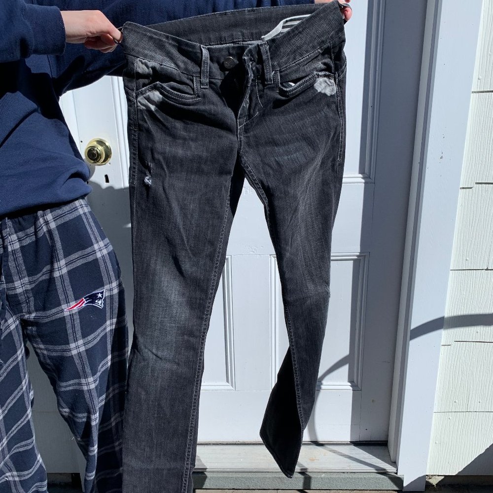 William Rast Women's Size 24 Black/Grey Jeans